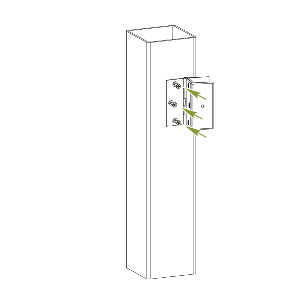 Installing Zippity Fence Panels at an Angle Other Than 90 Degrees