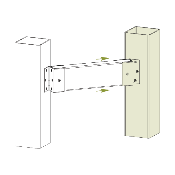 Installing Zippity Fence Panels at an Angle Other Than 90 Degrees